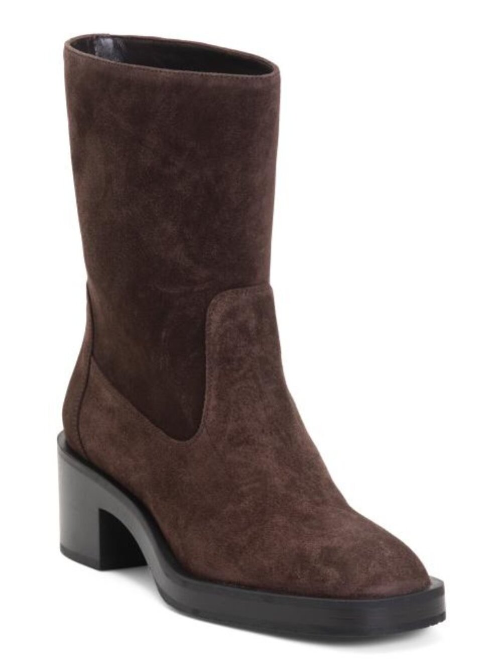 STUART WEITZMAN Made In Spain Suede Kaia Booties